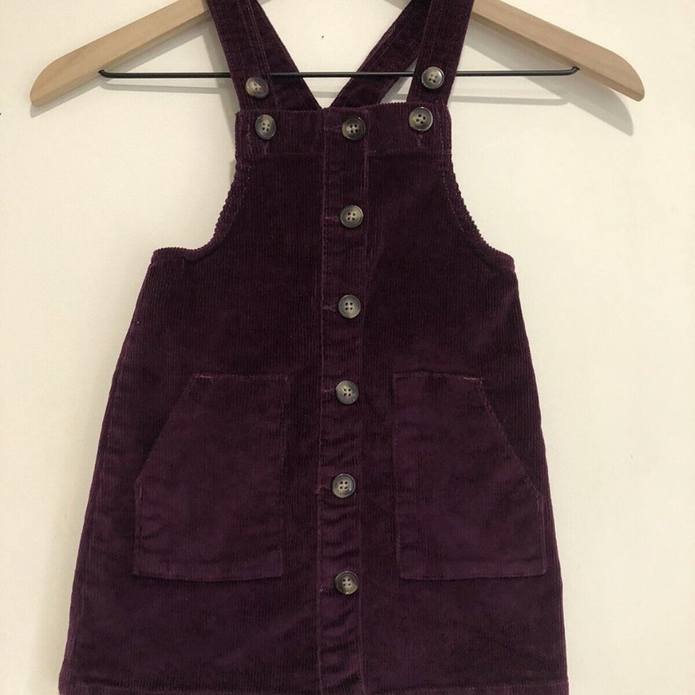 Wonder Nation Toddler Girls 3T Purple overall dress